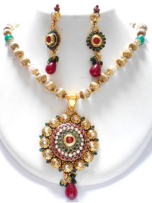 Polki Necklace Set